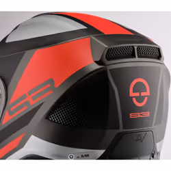 Schuberth S3 Daytona Casque, noir-gris-rouge, taille S pour Hommes - Vue supplémentaire 4