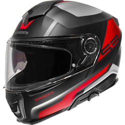 Schuberth S3 Daytona Casque, noir-gris-rouge, taille XL pour Hommes