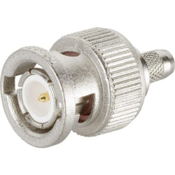 100027459 100027459 Connecteur bnc mâle, droit 50 ω 1 pc(s) D13243 - Telegärtner