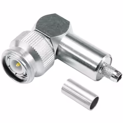 Informations techniques Connexion (composants) : à sertir Diamètre de câble : 4.95 mm Forme du connecteur : mâle, coudé Fréqu ...