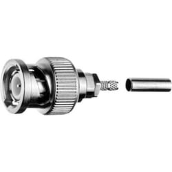 100023359 100023359 Connecteur bnc mâle, droit 50 ω 1 pc(s) - Telegärtner