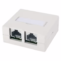 Telegärtner J00023A0056, RJ-45, Blanc, 57 mm, 53 mm, 23,3 mm, 50 g