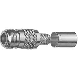 100024005 100024005 Connecteur n femelle, droit 50 ω 1 pc(s) - Telegärtner