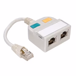 Telegärtner 21.17.3039, 0,15 m, RJ-45, 2 x RJ-45