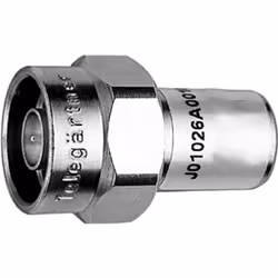 Telegärtner J01026A0012, N Termination, Chrome, Mâle, Droit, 50 Ohm, 2,08 cm