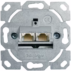 Telegärtner 100022944, 2 x RJ-45, 500 MΩ, Zinc, Zinc, -40 - 70 °C, 70 mm