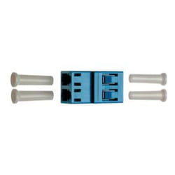 Telegärtner J08071A0000 adaptateur de fibres optiques LC 1 pièce(s) Bleu