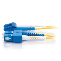 Telegärtner LC/SC, 9/125, 5m câble de fibre optique Jaune