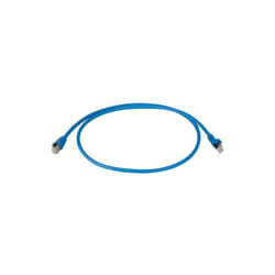 Cable patch Cat(IEC) MP8 fs 500 LSZH-1,0 m, bleu