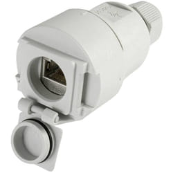 Telegärtner - Prise de connexion gratuite stx V6 100022950 RJ45 femelle, droit Pôle: 8P8C gris clair 1 pc(s)