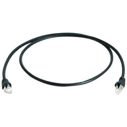 Telegärtner Cat.7 MP8 FS 600 LSZH 10.0m câble de réseau Noir 10 m