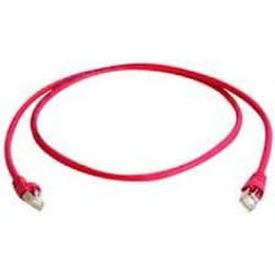Telegärtner MP8 FS 600 LSZH Crossover BT-0.5 câble de réseau Rouge 0,5 m Cat6a S/FTP (S-STP)