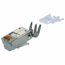 Telegärtner J00026A0165, RJ45, Argent, 11,68 x 18,5 x 6,6 mm, 1 pièce(s)