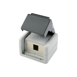 Telegärtner H02000A0069 prise de courant Gris, Blanc