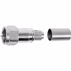 Informations techniques Connexion (composants) : à sertir Diamètre de câble : 6.80 mm Forme du connecteur : mâle, droit Fréqu ...