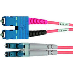 Telegärtner L00891C0042 câble de fibre optique 2 m SC LC OM3 Turquoise
