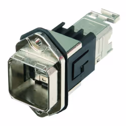 Telegärtner J80020A0011, RJ-45, Noir, Chrome