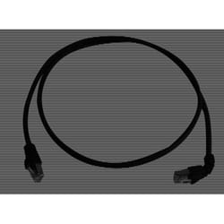 Telegärtner Cat.7 MP8 FS 600 LSZH 2.0m; 1x90-degrees câble de réseau Noir 2 m