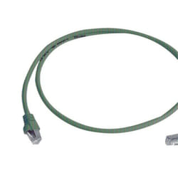 Telegärtner Cat.7 MP8 FS 600 LSZH 3m; 1x90-degrees câble de réseau Vert
