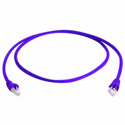 Telegärtner MP8 FS 500 LSZH 1m câble de réseau Violet Cat6a SF/UTP (S-FTP)