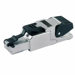 Telegärtner MFP8 T568 A Cat.6A, RJ-45, Noir, Argent, -40 - 85 °C