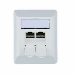 Telegärtner J00023A0204, RJ-45, 6a, Blanc
