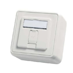 Telegärtner H02000A0090 boitier de prise de courant Blanc