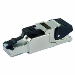 Telegärtner J00026A2112, RJ-45, Noir, Acier inoxydable, Cat6a, 10 pièce(s)
