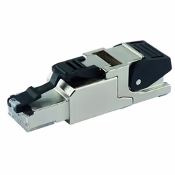 Telegärtner J00026A2113, RJ-45, Noir, Acier inoxydable, Cat6a, 10 pièce(s)