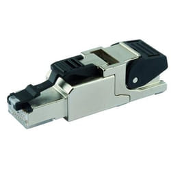 Telegärtner J00026A2113 connecteur de fils RJ-45 Noir, Acier inoxydable