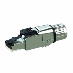 Telegärtner J00026A5001, RJ-45, Argent, Cat6a, T568B