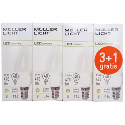 Müller-Licht 400258 energy-saving lamp 5,5 W E14 F