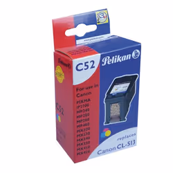Pelikan C52 cartouche d'encre 1 pièce(s) Cyan, Magenta, Jaune