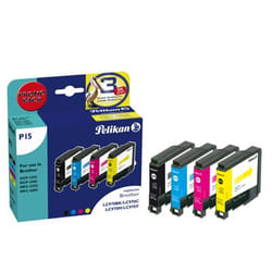 Pelikan 360670 cartouche d'encre 4 pièce(s) Noir, Cyan, Magenta, Jaune
