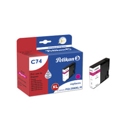 Pelikan C74 Magenta cartouche d'encre 1 pièce(s) Compatible Rendement élevé (XL)