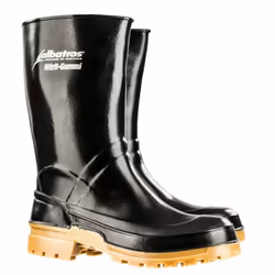 GUARDIAN MID BLACK - Botte en caoutchouc nitrilel - noir 45