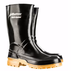 GUARDIAN MID BLACK - Botte en caoutchouc nitrilel - noir 47