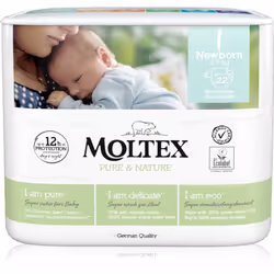 Vous souhaitez prendre aussi bien soin du confort de votre bébé que de l’environnement&nbsp;? Les couches ÉCO Moltex Pure &am ...