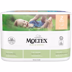 Vous souhaitez prendre aussi bien soin du confort de votre bébé que de l’environnement&nbsp;? Les couches ÉCO Moltex Pure &am ...