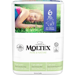 Moltex Pure & Nature XL Size 6 13-18 kg 21 pcs