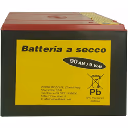 Batterie sèche 9v pour les électrorécines Disponible 90h. 130AH.