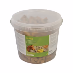 Avantages : Riche en vitamines et en minéraux Contenu : 3 kg Domaine d'application : Friandises pour chevaux FLAVOUR : Banane ...