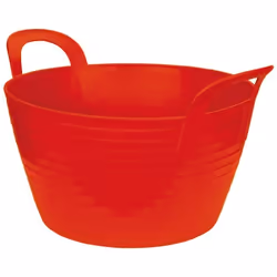 KERBL Seau flexible Flexbag 28L - Rouge - Pour cheval