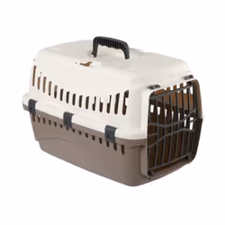 Box de transport Expedition pour chien de KERBL - En PVC de haute qualité - Avec dispositif pour ceinture de sécurité automob ...