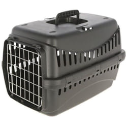 Box de transport - KERBL - Expedion eco - 45 x 30 x 30 cm - Noir - Pour chien et chat
