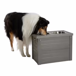 Kerbl ECO gamelle et abreuvoir pour chiens et chats Acier inoxydable Gris Chien Combinaison de mangeoires et d'abreuvoirs automatiques pour animaux de compagnie - Vue supplémentaire 4