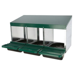 Kerbl Nichoir à poules avec 1 section Plastique Vert