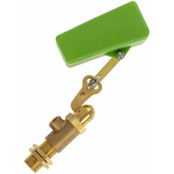 Kerbl - Flotteur d'auge de remplacement à niveau constant en fer galvanisé avec raccord interchangeable en laiton