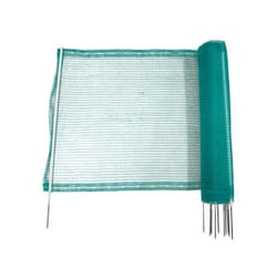 Kerbl - Clôture universelle 20 m - 11 piquets simple pointes - 80 cm - Vert