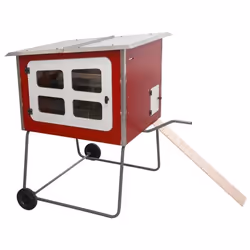 Poulailler mobile en bois 3 cartons Kerbl